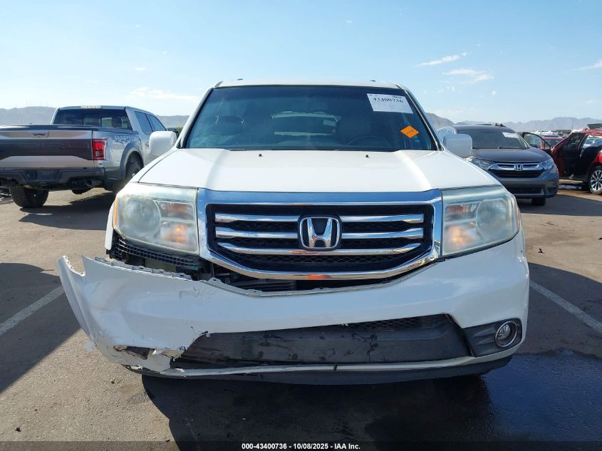 2012 Honda Pilot Touring VIN: 5FNYF4H90CB044906 Lot: 43400736