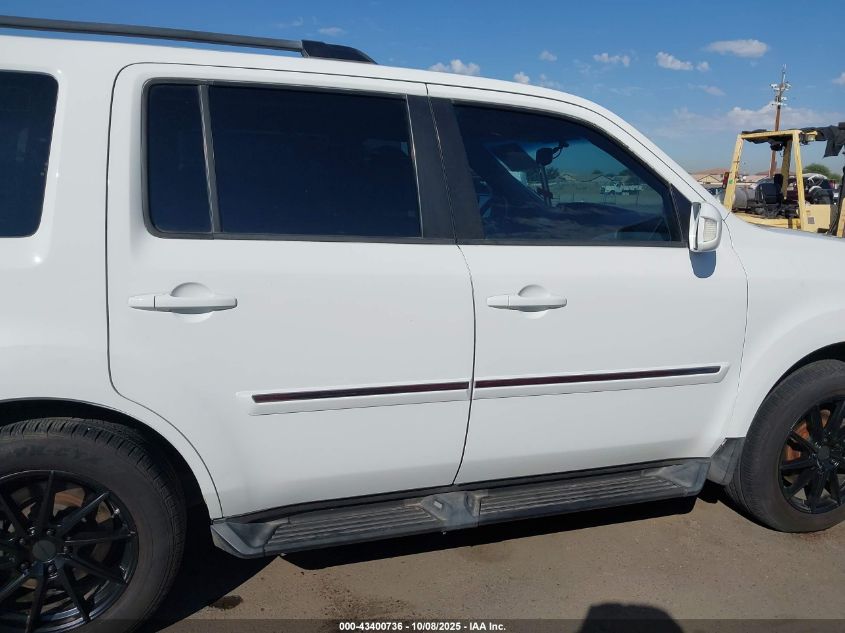 2012 Honda Pilot Touring VIN: 5FNYF4H90CB044906 Lot: 43400736