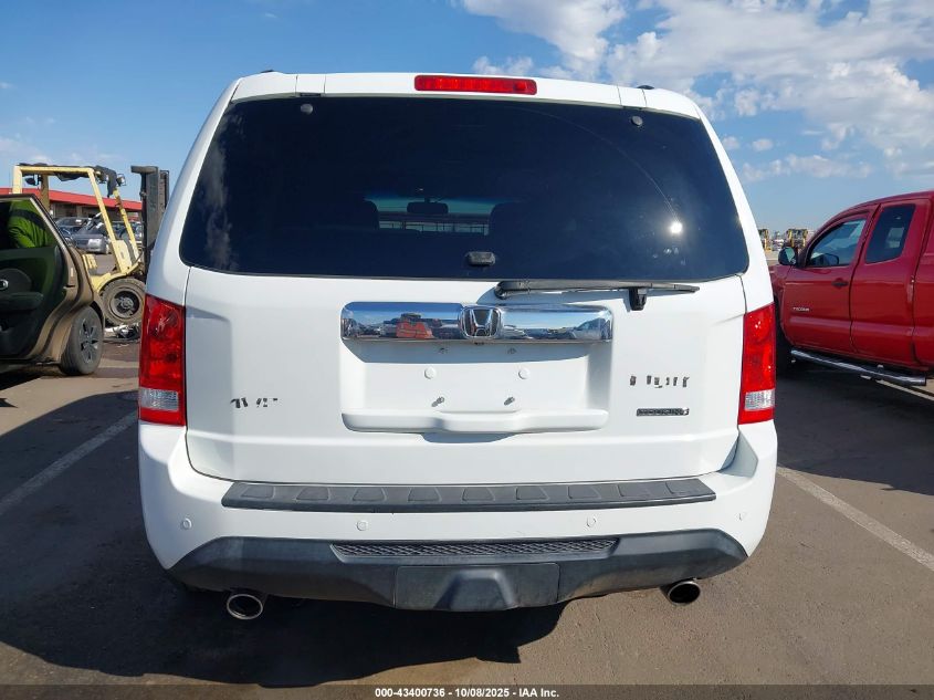 2012 Honda Pilot Touring VIN: 5FNYF4H90CB044906 Lot: 43400736