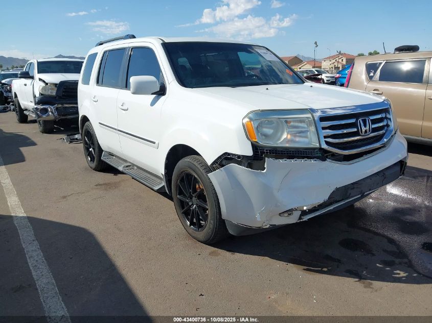 2012 Honda Pilot Touring VIN: 5FNYF4H90CB044906 Lot: 43400736