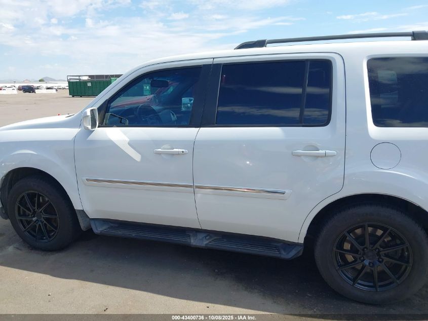 2012 Honda Pilot Touring VIN: 5FNYF4H90CB044906 Lot: 43400736