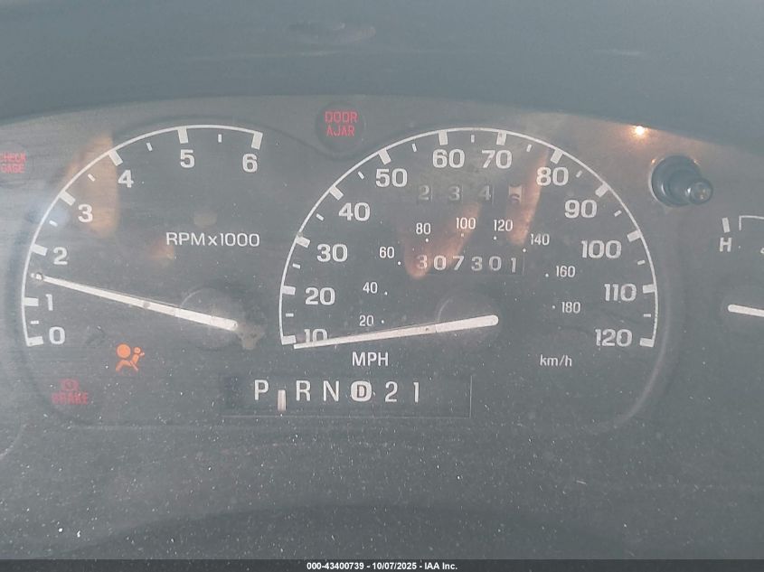 2001 Ford Ranger Edge/Xl/Xlt VIN: 1FTYR14U61PA60594 Lot: 43400739