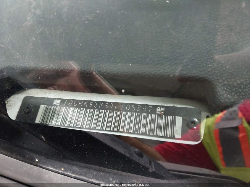 2009 Chevrolet Silverado 2500Hd Lt VIN: 1GCHK53K59F103867 Lot: 43400768