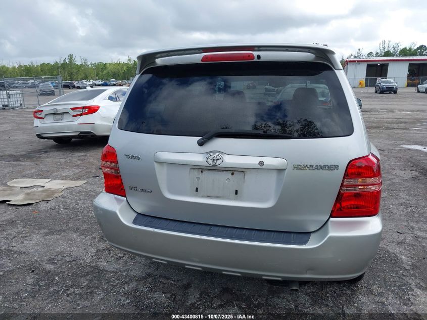 2002 Toyota Highlander Limited V6 VIN: JTEHF21A420045381 Lot: 43400815