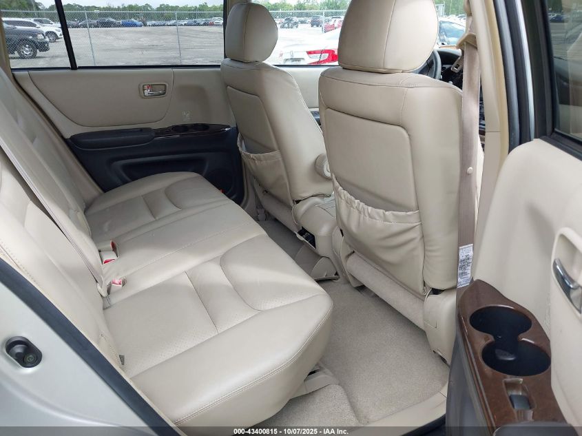 2002 Toyota Highlander Limited V6 VIN: JTEHF21A420045381 Lot: 43400815