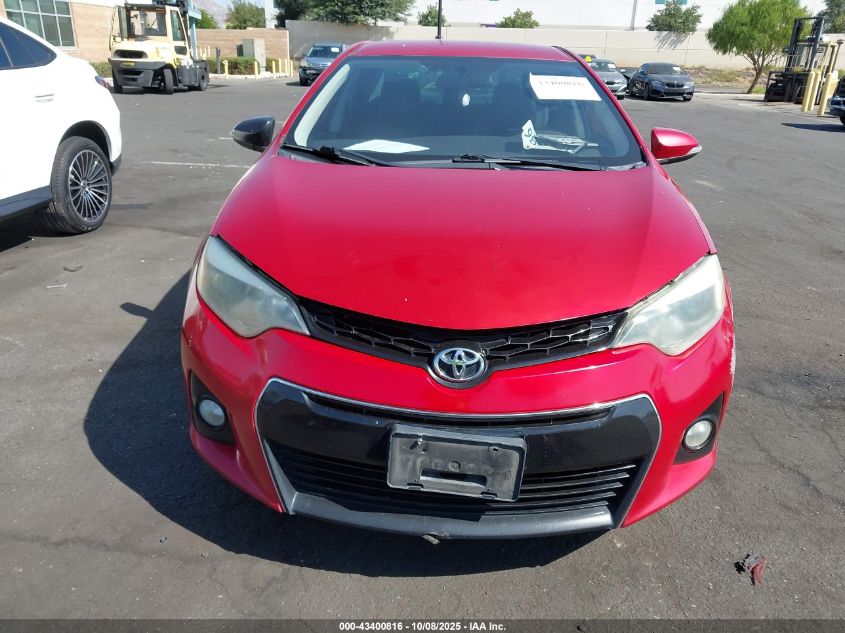 2014 Toyota Corolla S Plus VIN: 5YFBURHE4EP167945 Lot: 43400816