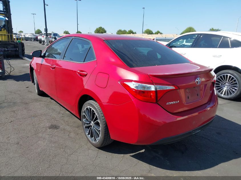 2014 Toyota Corolla S Plus VIN: 5YFBURHE4EP167945 Lot: 43400816