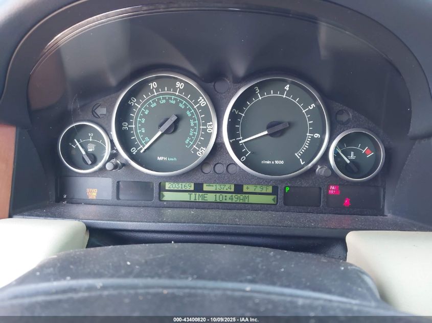 2005 Land Rover Range Rover Hse VIN: SALMF11485A197923 Lot: 43400820