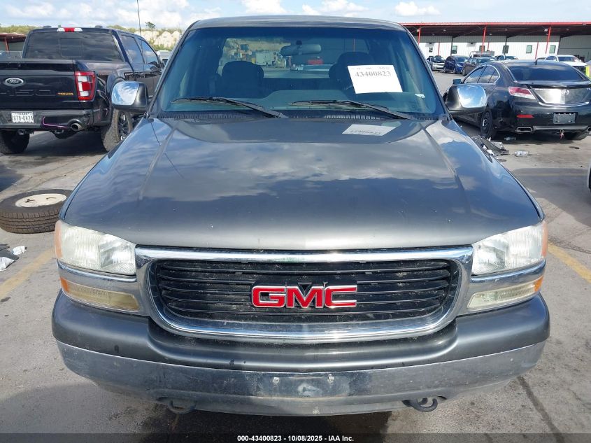 2000 GMC Sierra 1500 Sle VIN: 2GTEC19V9Y1291549 Lot: 43400823