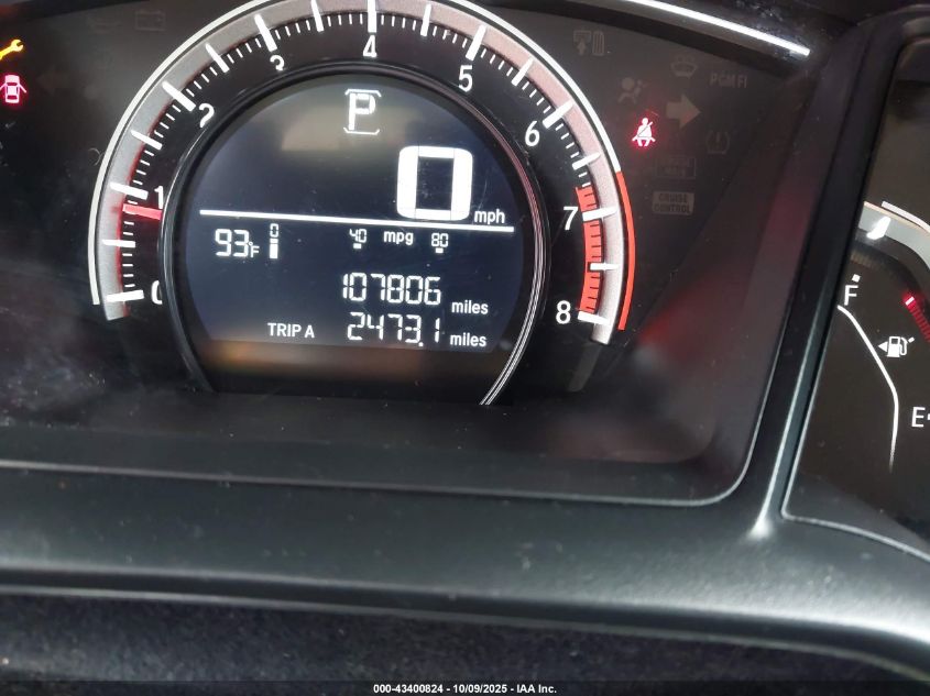 2017 Honda Civic Lx VIN: 19XFC2F54HE064495 Lot: 43400824