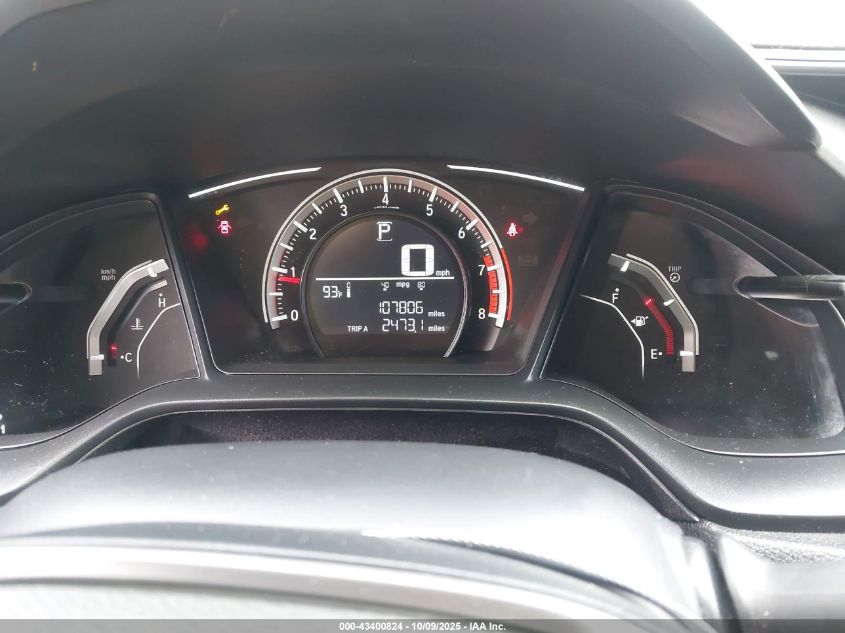 2017 Honda Civic Lx VIN: 19XFC2F54HE064495 Lot: 43400824