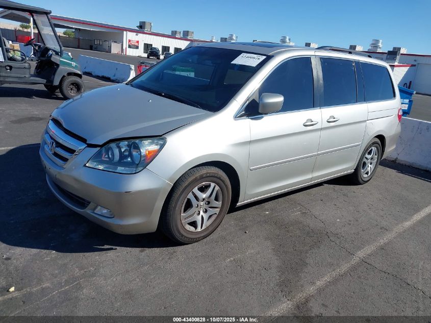 2005 Honda Odyssey Ex-L VIN: 5FNRL38685B422115 Lot: 43400828