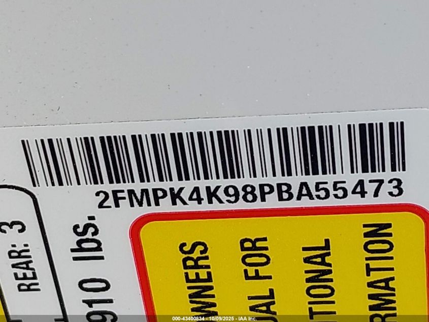 2023 FORD EDGE TITANIUM 2FMPK4K98PBA55473