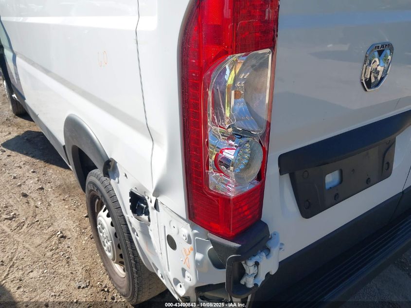 2025 Ram Promaster 2500 Tradesman High Roof 159 Wb W/Pass Seat VIN: 3C6LRVDG2SE513940 Lot: 43400843