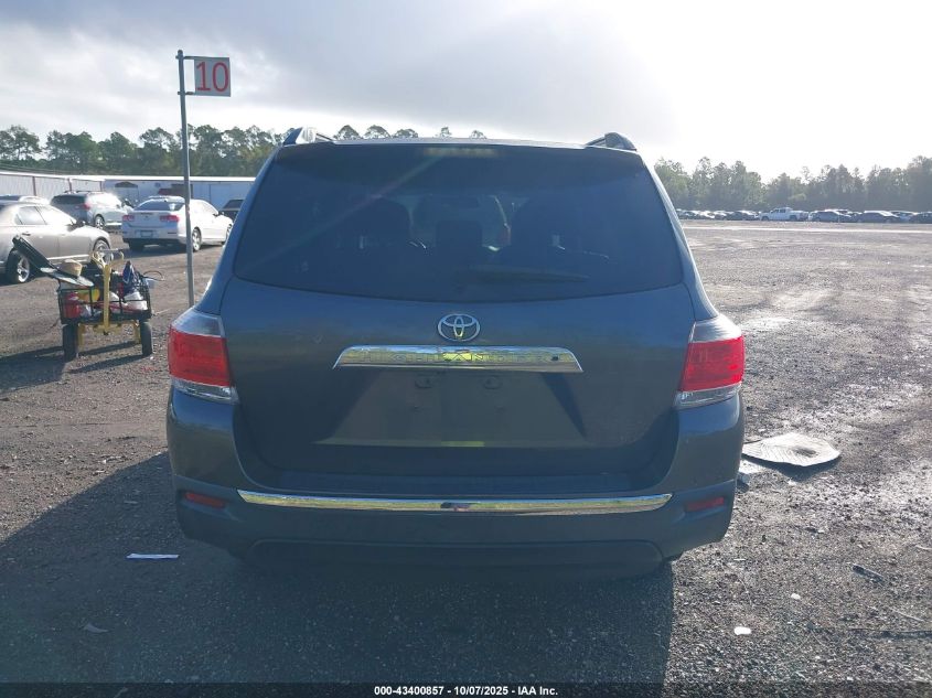 2013 Toyota Highlander Base Plus VIN: 5TDZA3EH1DS035539 Lot: 43400857