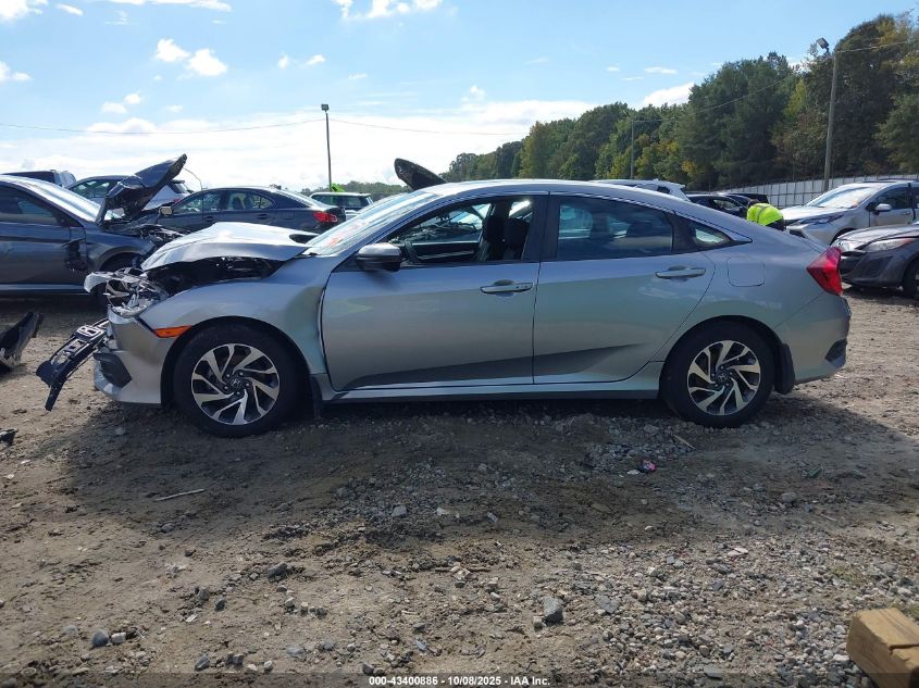 2018 Honda Civic Ex VIN: 19XFC2F70JE044428 Lot: 43400886