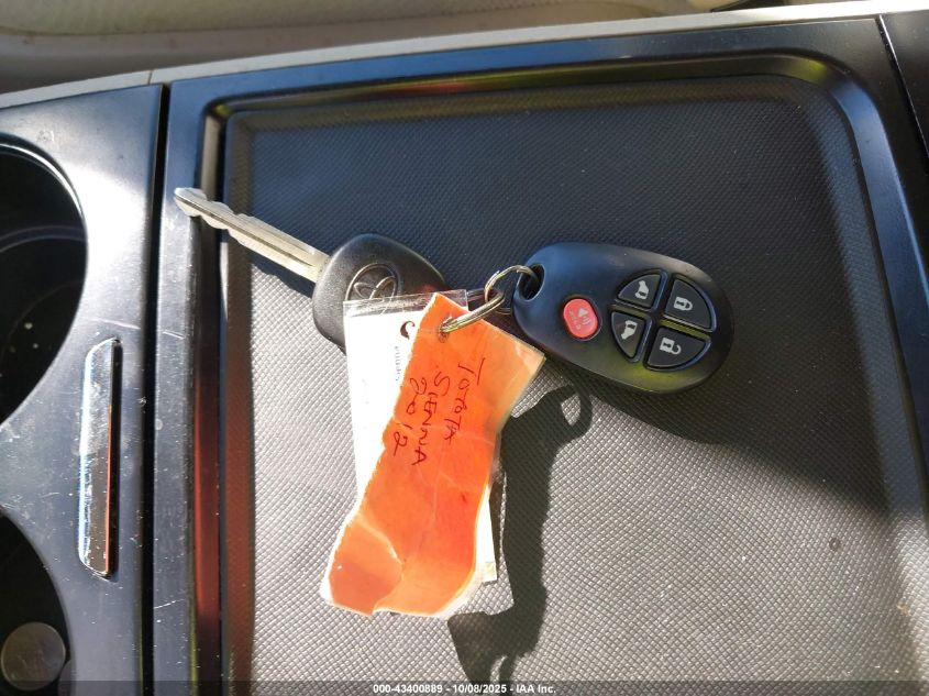 2012 Toyota Sienna Le V6 8 Passenger VIN: 5TDKK3DC0CS197732 Lot: 43400889