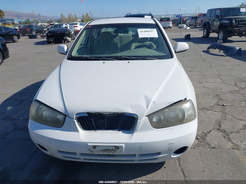 2003 Hyundai Elantra Gls/Gt VIN: KMHDN45D13U567025 Lot: 43400927