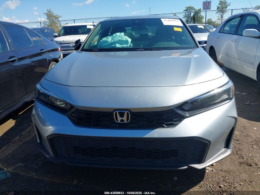 2025 Honda Civic Sport VIN: 2HGFE2F51S8505796 Lot: 43400933