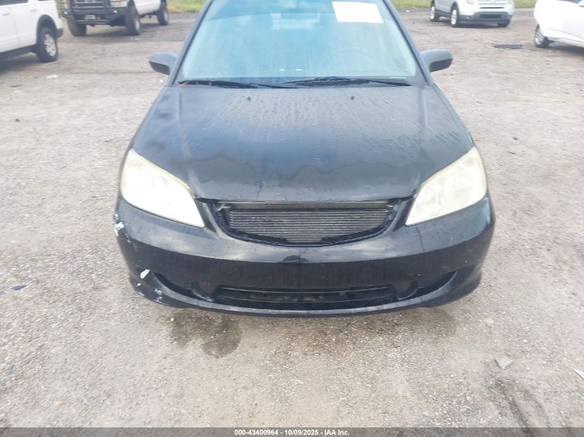 2005 Honda Civic Lx VIN: 2HGES16585H633620 Lot: 43400964