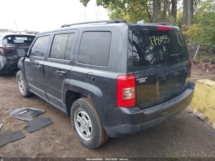 2015 Jeep Patriot Sport VIN: 1C4NJPBAXFD178033 Lot: 43400985