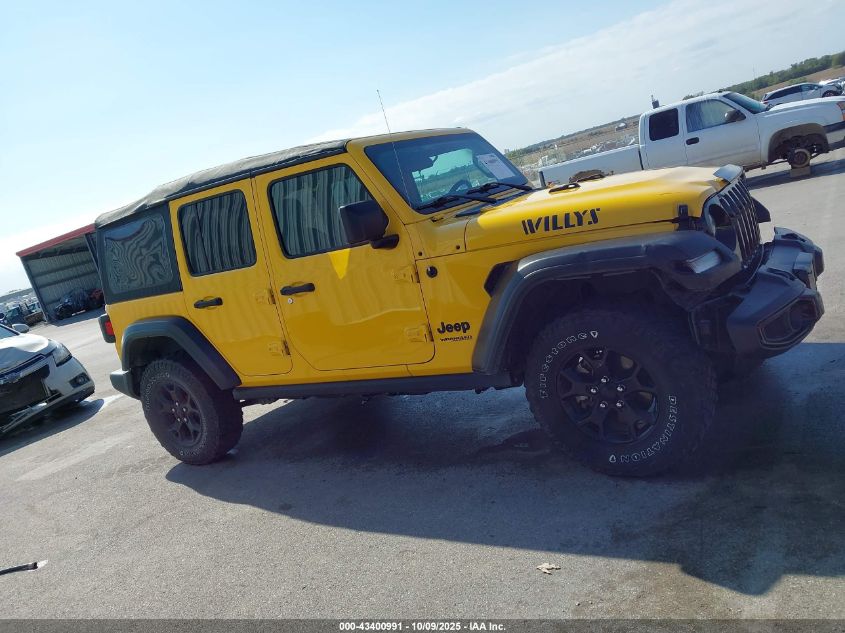 2021 Jeep Wrangler Unlimited Willys 4X4 VIN: 1C4HJXDGXMW546758 Lot: 43400991