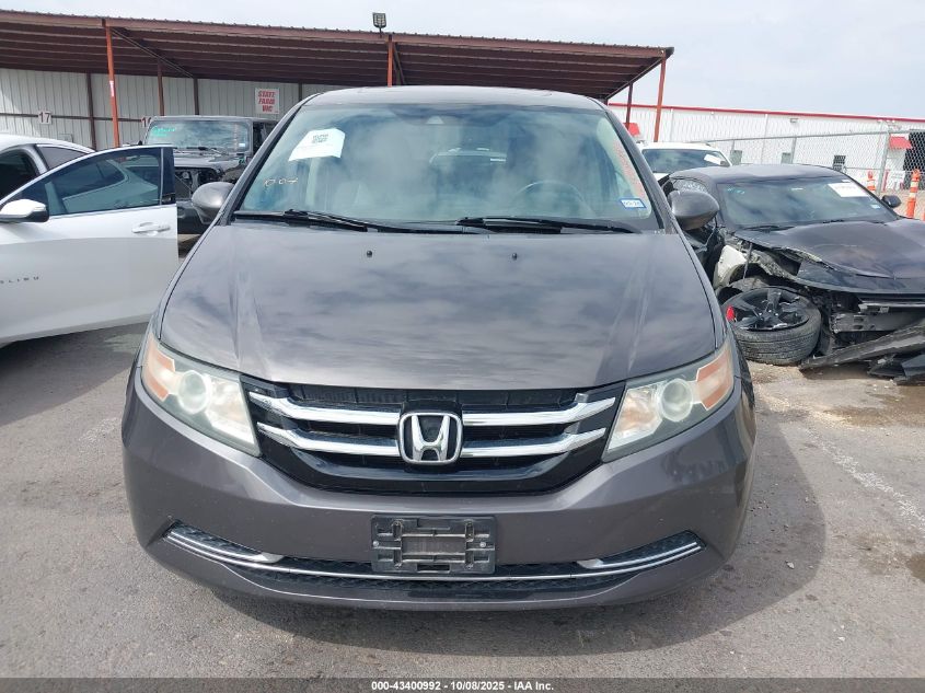 2014 Honda Odyssey Ex-L VIN: 5FNRL5H66EB136629 Lot: 43400992