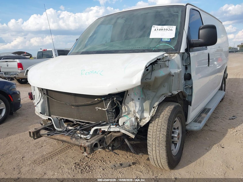 2014 GMC Savana 2500 Work Van VIN: 1GTW7FCA9E1906050 Lot: 43401026