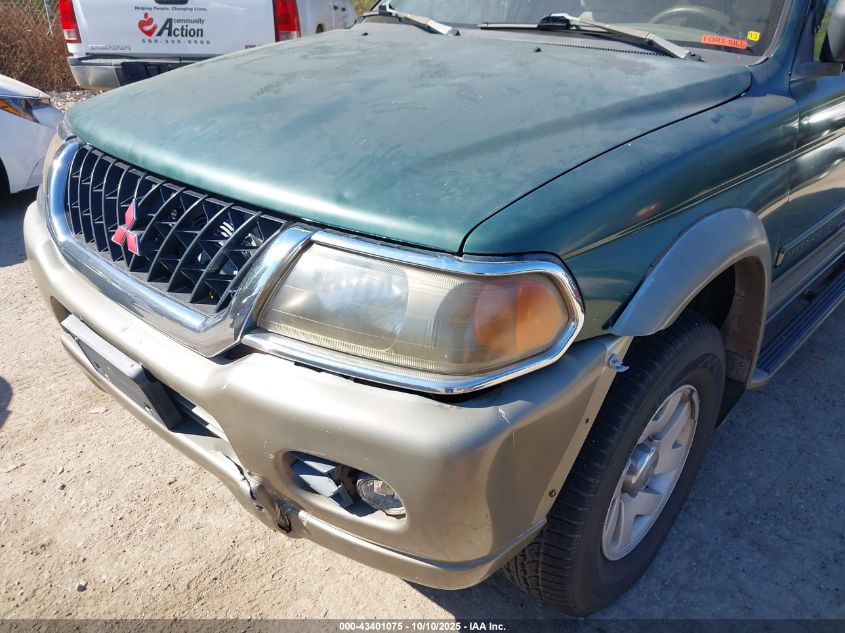 2000 Mitsubishi Montero Sport Ls/Xls VIN: JA4MT31HXYP013933 Lot: 43401075
