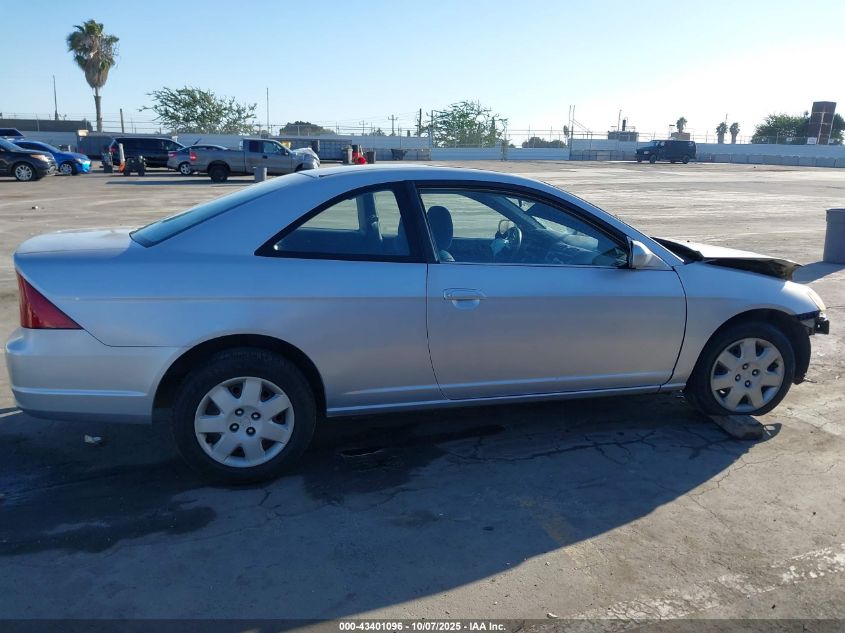 2001 Honda Civic Ex VIN: 1HGEM219X1L110610 Lot: 43401096