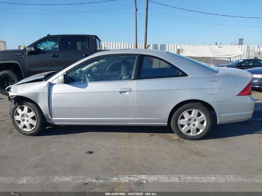 2001 Honda Civic Ex VIN: 1HGEM219X1L110610 Lot: 43401096