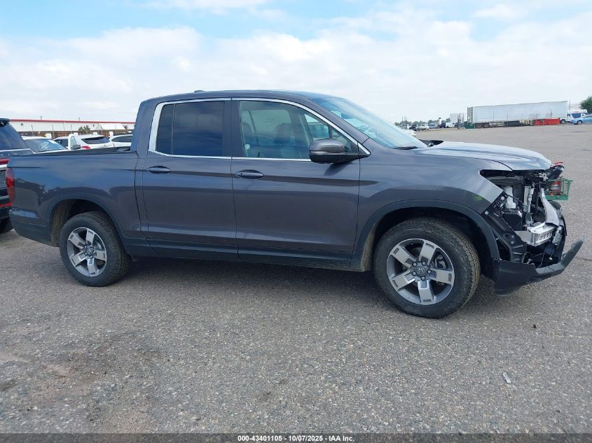 2025 Honda Ridgeline Rtl VIN: 5FPYK3F53SB041400 Lot: 43401105