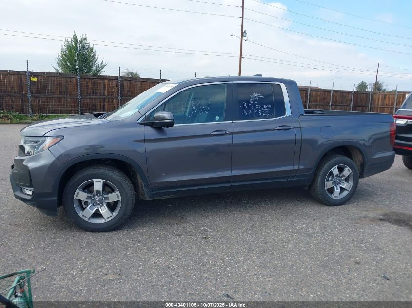 2025 Honda Ridgeline Rtl VIN: 5FPYK3F53SB041400 Lot: 43401105