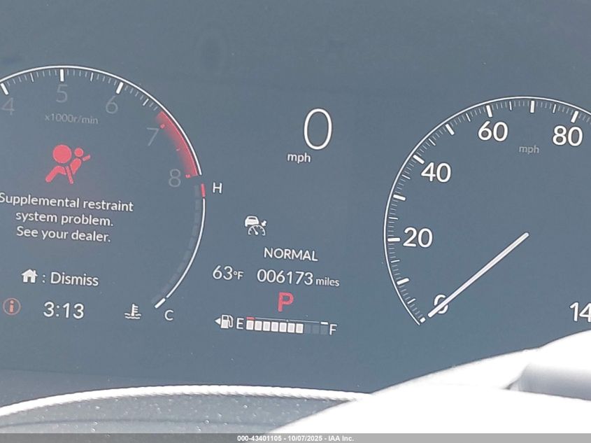 2025 Honda Ridgeline Rtl VIN: 5FPYK3F53SB041400 Lot: 43401105