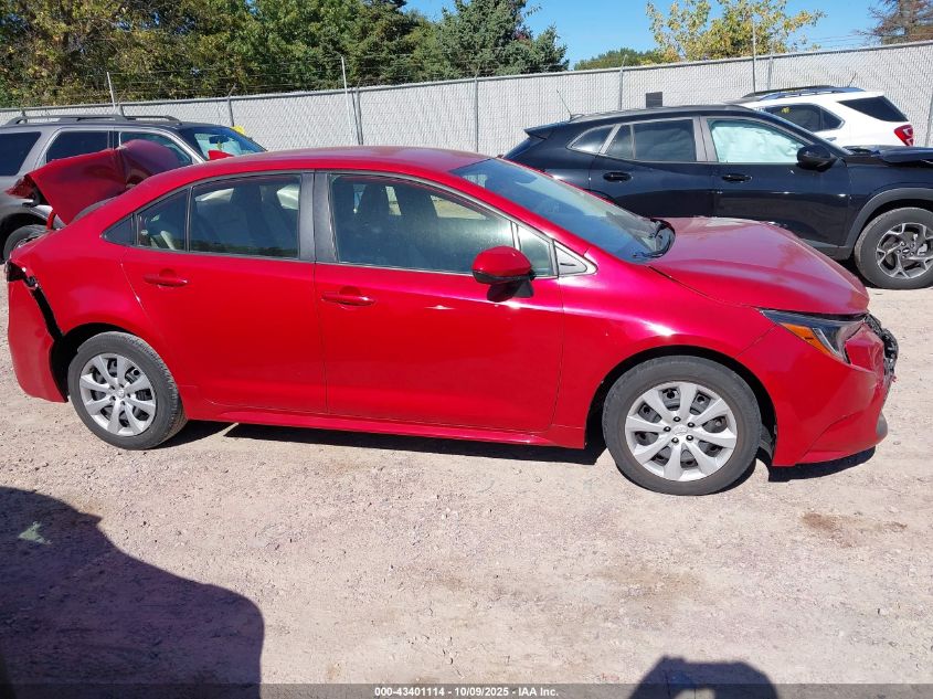 2021 Toyota Corolla Le VIN: JTDEPMAE7MJ139626 Lot: 43401114