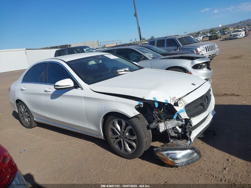 2017 Mercedes-Benz C VIN: 055SWF4JB0HU22940 Lot: 43401133