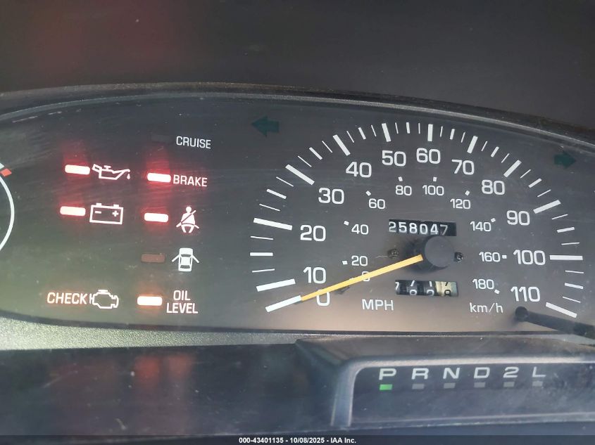 1997 Toyota Previa Dx S/C VIN: JT3GK12M5V1262133 Lot: 43401135