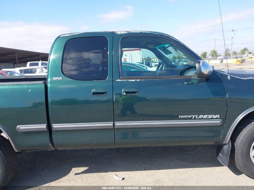 2001 Toyota Tundra Sr5 V8 VIN: 5TBBT44111S188609 Lot: 43401151