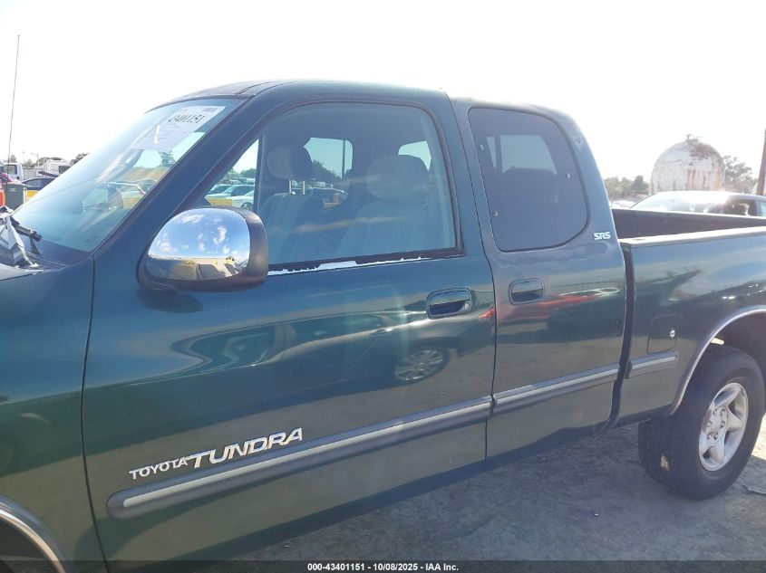 2001 Toyota Tundra Sr5 V8 VIN: 5TBBT44111S188609 Lot: 43401151