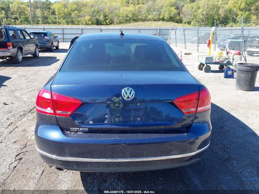 2014 Volkswagen Passat 2.0L Tdi Se VIN: 1VWBN7A38EC040938 Lot: 43401178