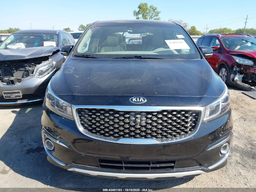 2018 Kia Sedona Sx Limited VIN: KNDME5C10J6366432 Lot: 43401183