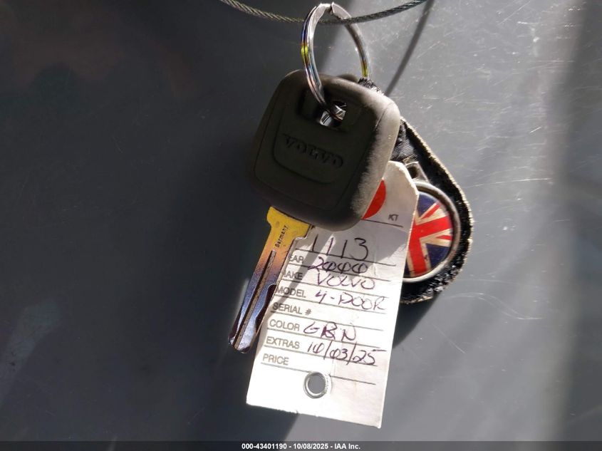 2000 Volvo S70 Glt/Glt Se VIN: YV1LS56DXY2651113 Lot: 43401190