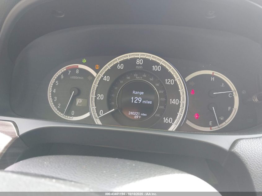 2016 Honda Accord Ex-L VIN: 1HGCR2F92GA011754 Lot: 43401194