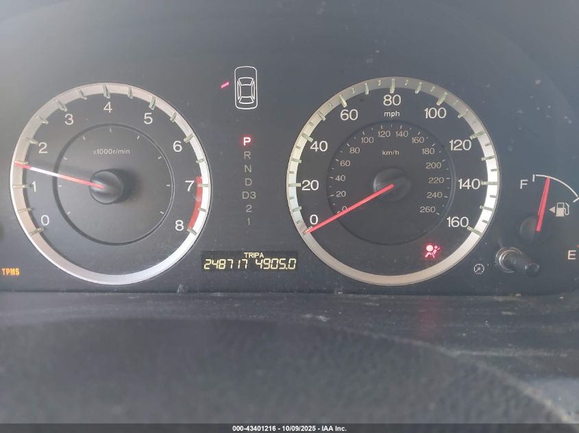 2009 Honda Accord 2.4 Lx VIN: 1HGCP26399A049373 Lot: 43401216