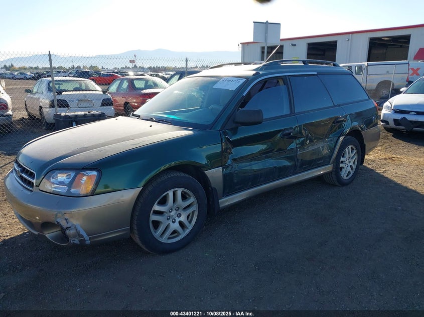 4S3BH6755Y7610131 2000 SUBARU OUTBACK photo no. 2