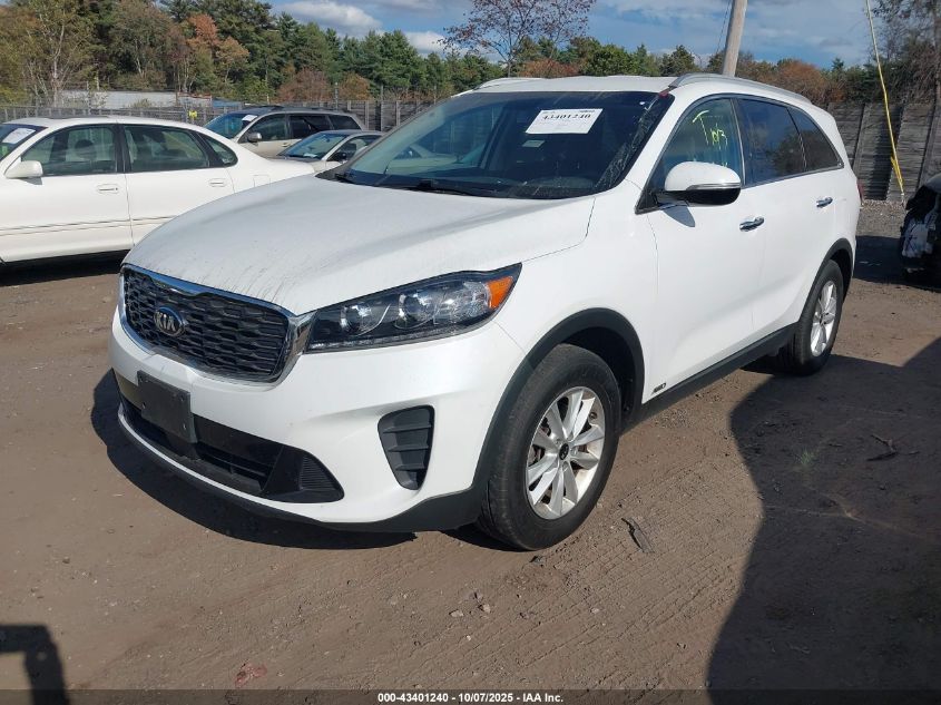 2020 Kia Sorento 2.4L Lx VIN: 5XYPGDA39LG669604 Lot: 43401240