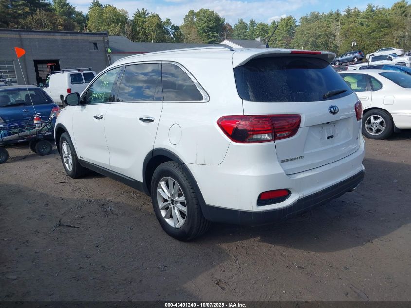 2020 Kia Sorento 2.4L Lx VIN: 5XYPGDA39LG669604 Lot: 43401240