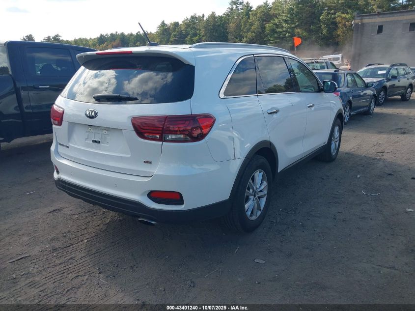 2020 Kia Sorento 2.4L Lx VIN: 5XYPGDA39LG669604 Lot: 43401240