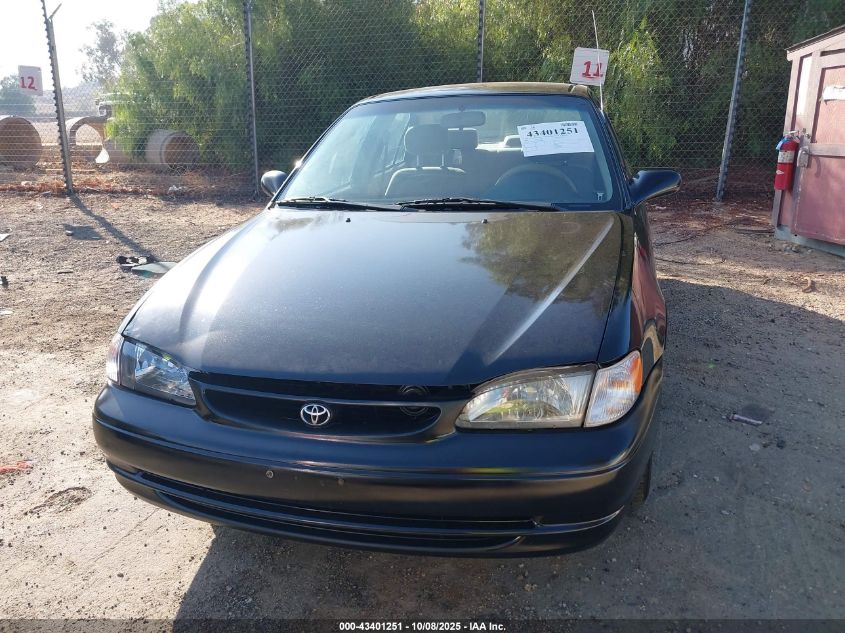 1998 Toyota Corolla Ve VIN: 1NXBR12E1WZ111604 Lot: 43401251