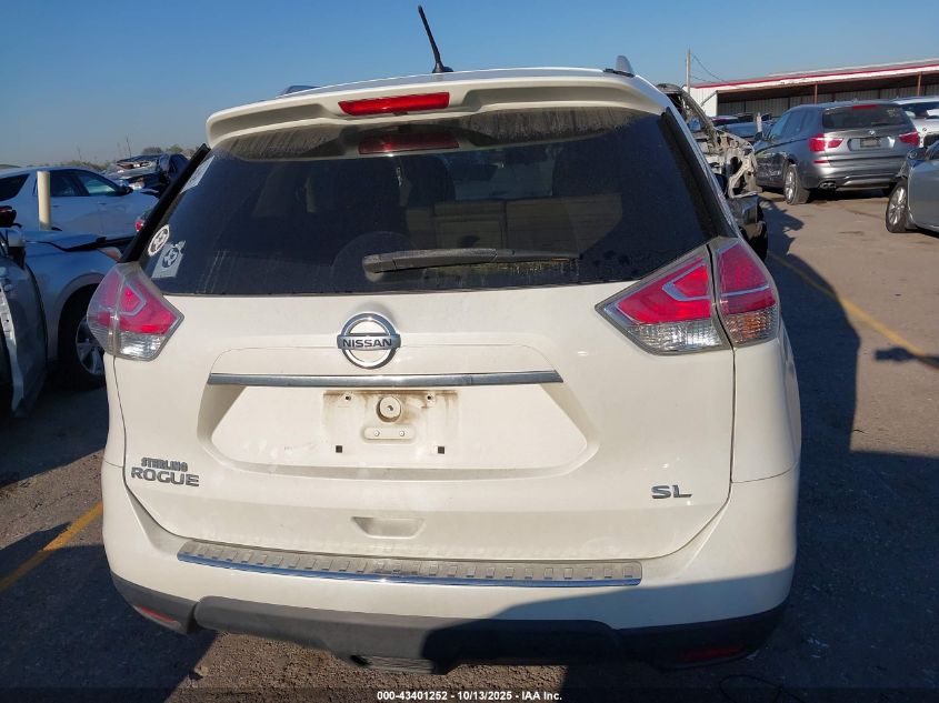 2015 Nissan Rogue Sl VIN: 5N1AT2MT2FC864255 Lot: 43401252